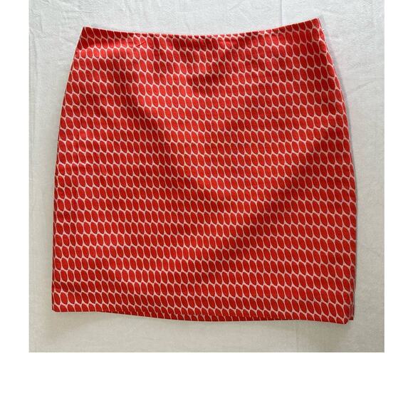 Ann Taylor Mini Skirt Orange Size 6 - Picture 1 of 7
